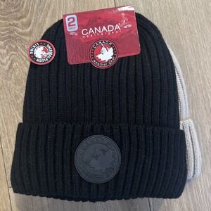 Canada Weather Gear Winter Beanie Hat 2 Pack Authentic Heritage Sportswear NEW
